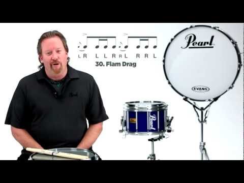 Pearl Drum Rudiments - Flam Drag