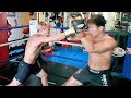 K-1 CHAMPION TAKERU SEGAWA SPARRING! LANDING FAST STRAIGHTS & HOOKS | BOXING SPARRING