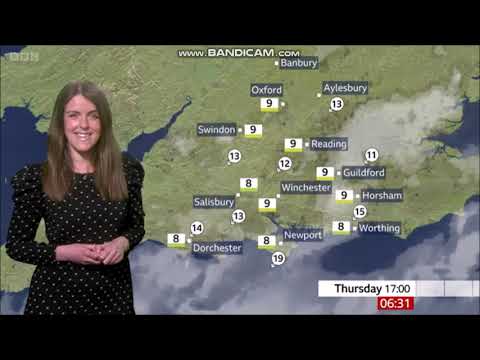 [HD] Alex Osbourne BBC ONE South Today weather February 22nd 2023 - 60 fps