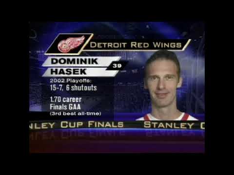 NHL STANLEY CUP FINALS 2002 - Game 5 - Carolina Hurricanes @ Detroit Red Wings