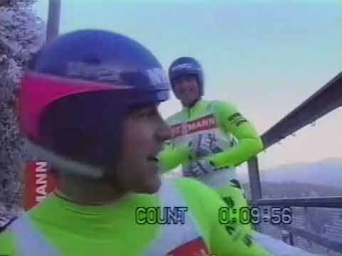 USA Luge Doubles Team - 1996 World Cup in Winterberg, Germany