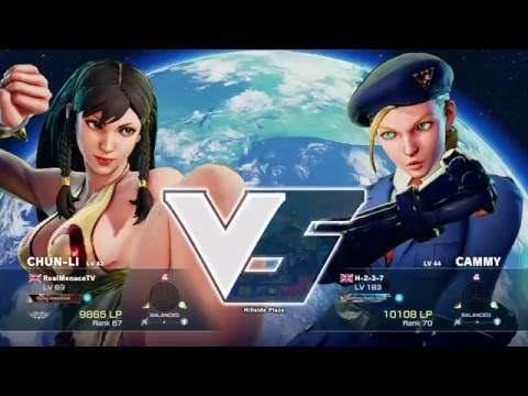 SFV - RealMenaceTV (Chun-Li) Vs H-2-3-7 (Cammy)