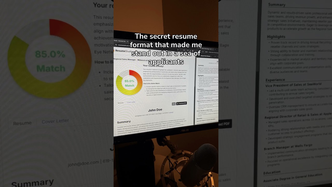You can now use AI to make resumes with the resume studio app #ai #resumetips #jobseekers