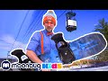 Blippi Visits Mountain Creek Resort And Learns How To Snowboard Blippi Kids Songs Moonbug Kids