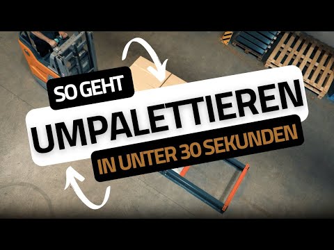 How to change pallets in under 30 seconds I Safe for goods and users I PARATUS® Change CLASSIC