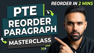 PTE Reorder Paragraph Masterclass 2026 | Proven Rules to Solve Any Question in 2 Minutes