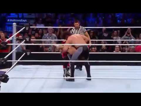 Seth Rollins Pedigree Sami Zayn 6/23/2016