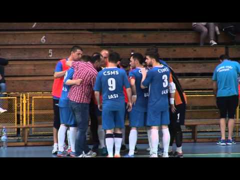 CSMS IASI   INFORMATICA TIMISOARA 4 3  23 APR 2016 FUTSAL