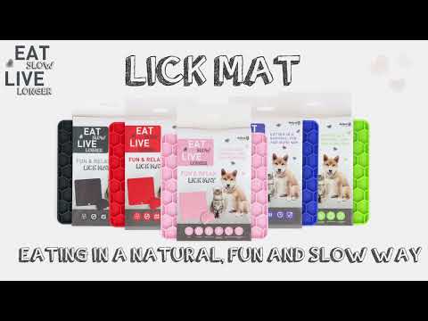Eat Slow Live Longer Lick Mat Honeycomb