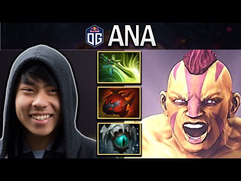 OG.ANA SMURF ANTI-MAGE WITH 21 KILLS - DOTA 2 7.29 PRO GAMEPLAY