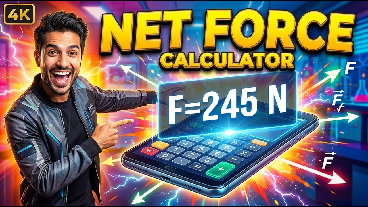 Net Force Interactive Calculator