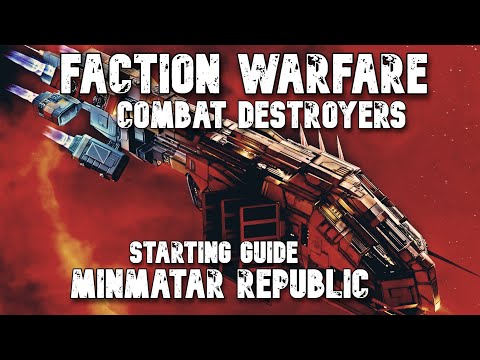 Eve Online PvP - Minmatar Republic Destroyer Guide 2025 - Faction Warfare - Part 1 of 2