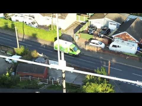 Ham radio mast GW4XLS