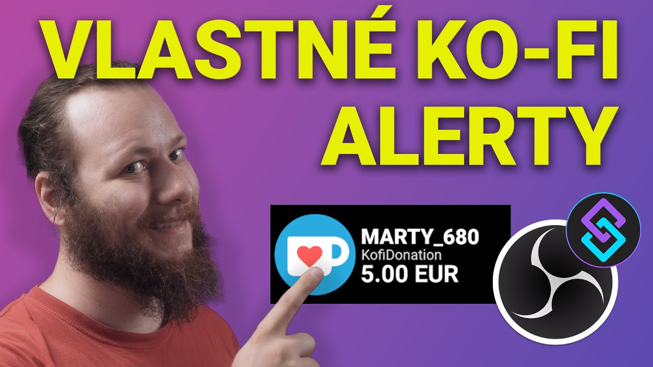 Zlepši svoje streamy vlastnými alertami pre Ko-fi