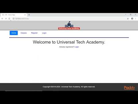 Full Stack Web Development with Flask Creating the Base Template|packtpub com