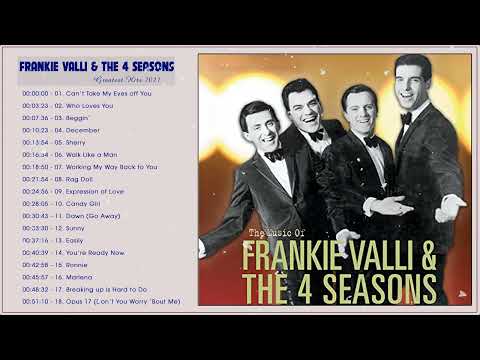 Frankie Valli Greatest Hits ||  The Very Best Of Frankie Valli & The Four Seasons Full Album