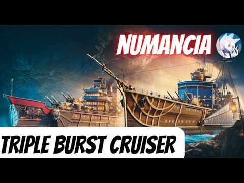 Numancia, T8 premium spanish cruiser in World of Warships Wows Blitz