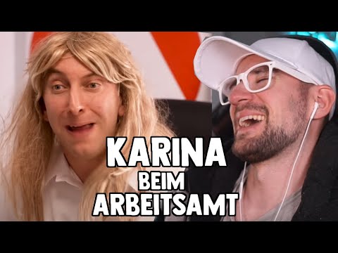 Karina has a new job! (at the employment office)