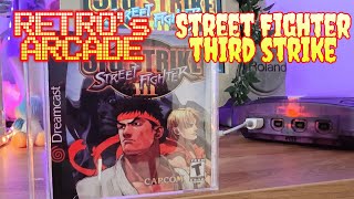 Street Fighter 3rd Strike on a Sega Dreamcast and Sony Trinitron Multiscan15sf CRT. Good times!