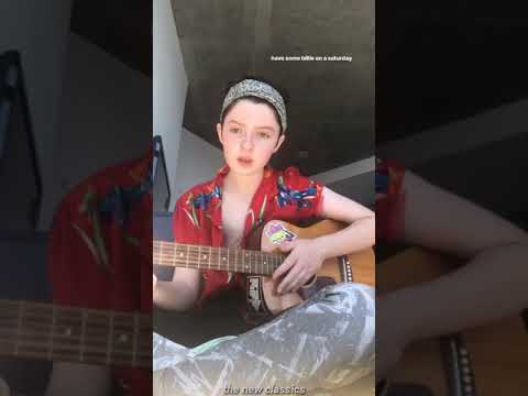 Lachlan Watson singing Wish you were gay by Billie Eilish