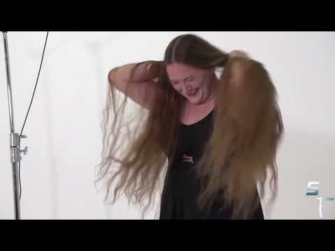 Nagita long to bob undercut,  | forced headshave haircut and eye brow|crying haircut camera 1