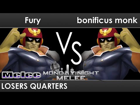 MNM 276 - Fury (Captain Falcon) VS bonificus monk (Captain Falcon) - Losers Quarters - SSBM
