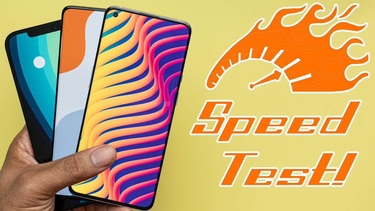 OnePlus 9 Pro vs Galaxy S21 Ultra vs iPhone 12 Pro Max - Speed Test Battle!