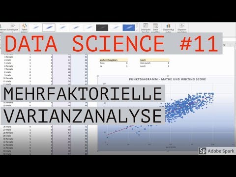 zweifaktorielle Varianzanalyse - ANOVA - Data Science mit Excel #11