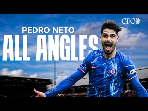 ALL ANGLES | PEDRO NETO's Rocket in Stoppage Time! 🚀 | Fulham vs Chelsea | PL 24/25