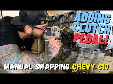 Manual Swapping a Chevy C10: Installing a Clutch Pedal and More!