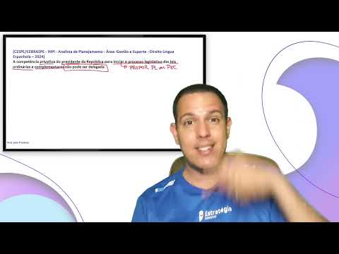 Questões sobre poderes legislativo e executivo Cespe/Cebraspe 2024