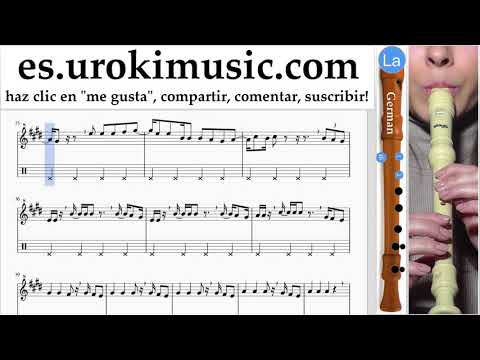 Tutorial de flauta dulce G. Luis Fonsi, Stefflon Don - Calypso Clases Notas um-ih927
