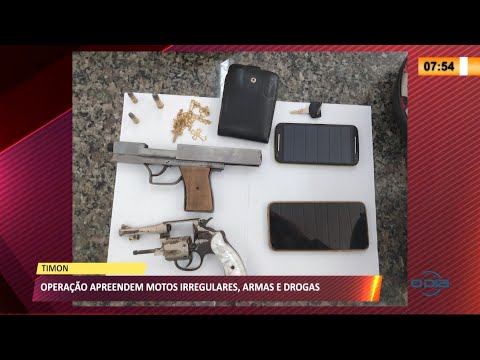 Polícia de Timon faz várias operações e realiza prisões e apreensões 26 05 2021