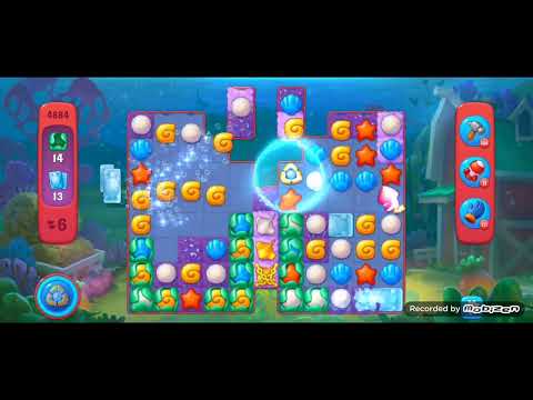 Fishdom Hard level 4884. NOboosters