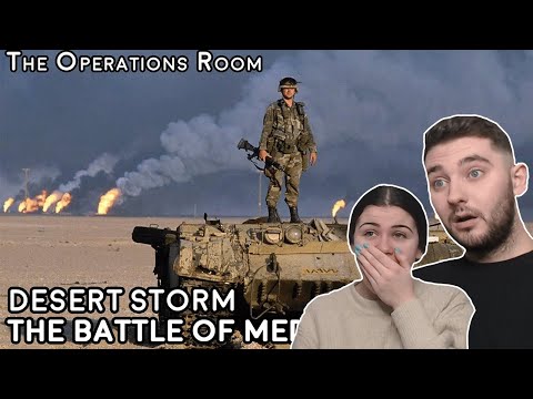 Brit Couple React Desert Storm-The Ground War, Days 4& 5 - Battle of Medina Ridge & Victory-Animated