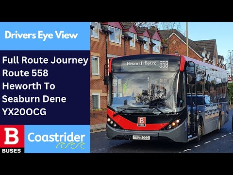 DEV: Full Route Journey | Nexus Bus Coastrider Route 558 - Heworth To Seaburn Dene | YX20OCG