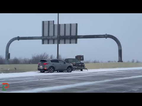 Winter Storm Impacts Oklahoma City, Oklahoma - February 2, 2022 #weather