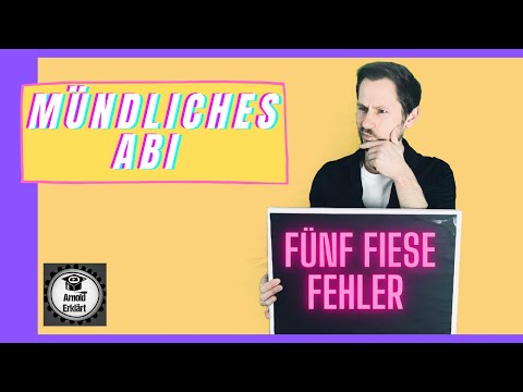 Mündliches Abitur 2026 - Vermeide diese Fehler im Prüfungsgespräch