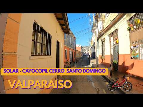 Calle Solar - Cayocopil cerro Santo Domingo Valparaíso🚲 #ciclistasurbanos #chile #cerrosdevalpo