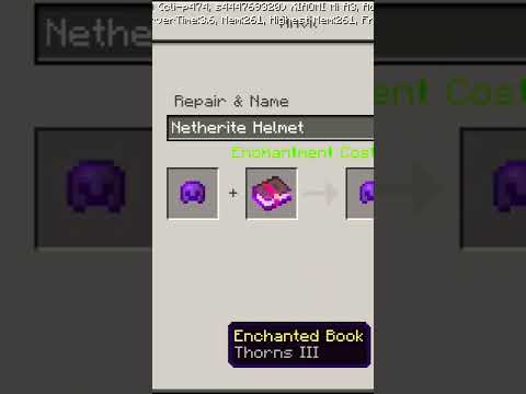 I AM Amun - my helmet is overpowered by this enchantments #minecraft #shorts