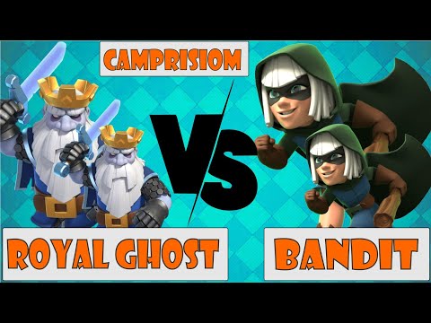 Bandit vs Royal ghost *2022* - clash royale comprision | royale smasher | clash royale