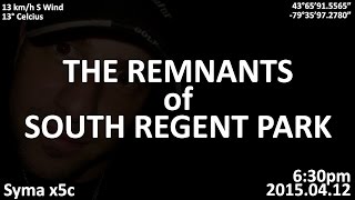 preview picture of video 'Syma x5c - The Remnants of South Regent Park'