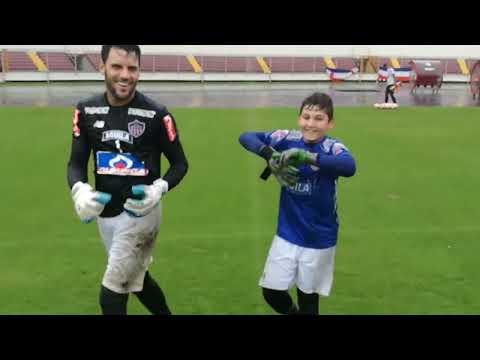 Práctica con Sebastián Viera. Estadio Rommel Fernández. Panamá. Octubre 2017.