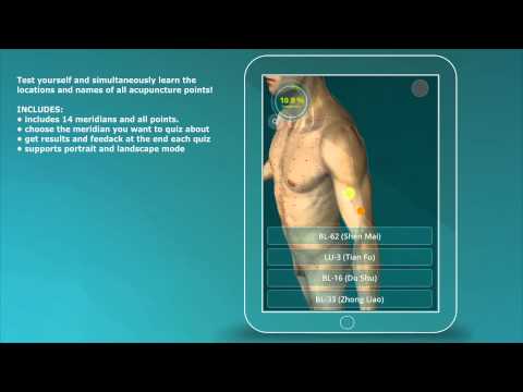 Acupuncture Quiz 3D - human Video