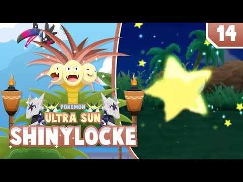 POKERUS AND CRAZY SHINY LUCK!! Pokemon Ultra Sun and Moon ShinyLocke Let's Play w/ aDrive! Ep 14