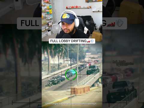 I GOT A FULL LOBBY TO DRIFT AT THE SAME TIME ON GTA 5‼️