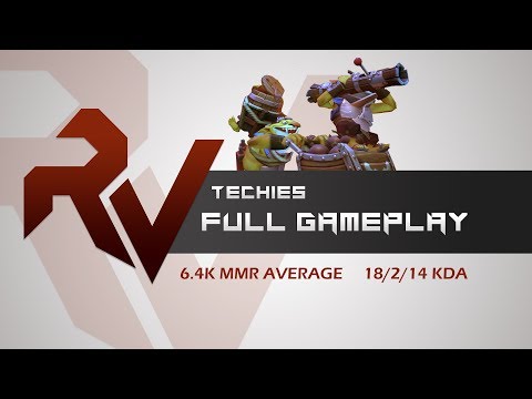 6.4k Avg Game. Techies takes over KDA: 18-2-14