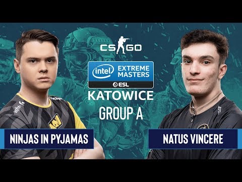 CS:GO - Natus Vincere vs. Ninjas in Pyjamas [Mirage] Map 1 - Group A - IEM Katowice 2020