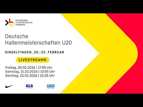 Livestream DM  Halle U20 - Samstag