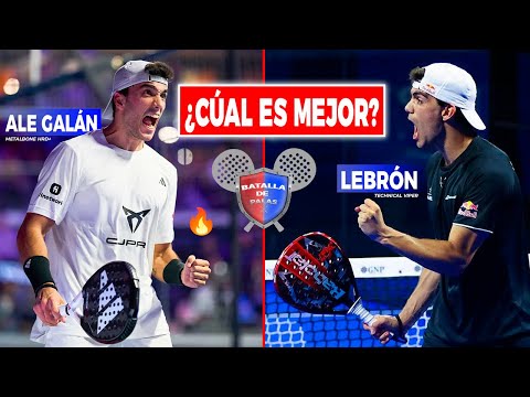 BATALLA DE PALAS: Adidas Metalbone HRD Vs Babolat Technical Viper ¿Qué PALA es MEJOR LEBRÓN o GALÁN?